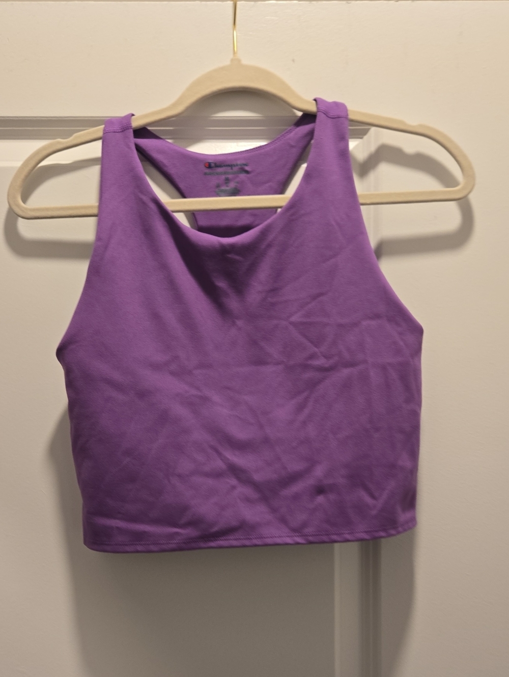 Champion Purple Cropped Tank Top